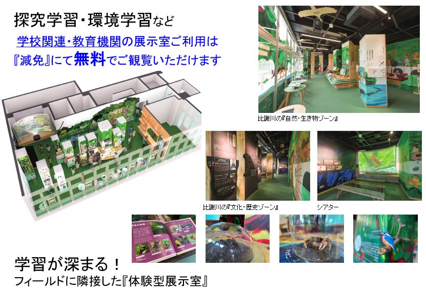 教育団体：展示室観覧料減免